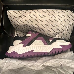 Men's Athletic Shoes in Purple and Black
